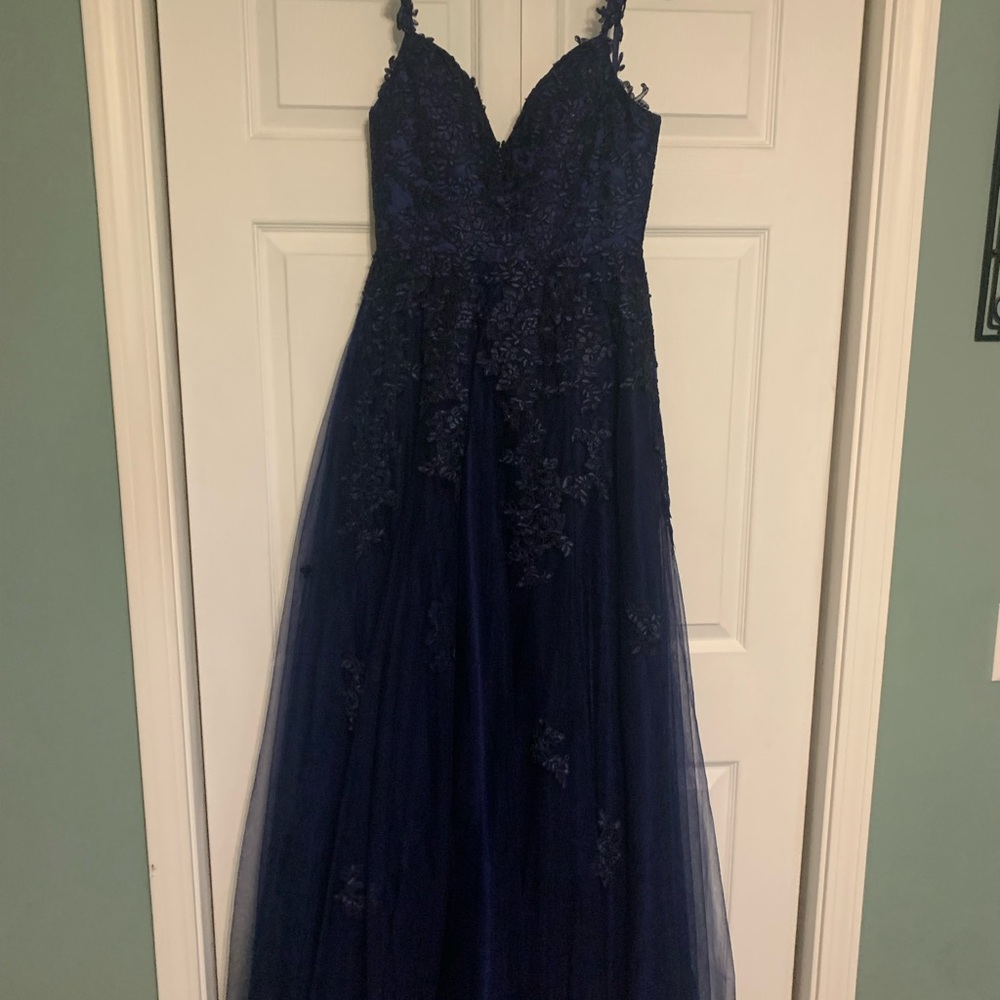 Navy Blue Prom dress